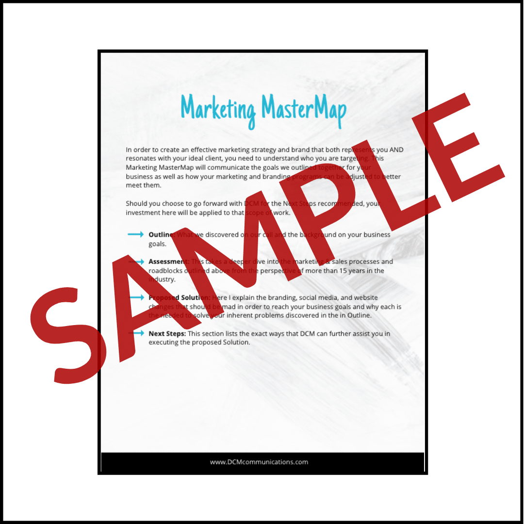 marketing mastermap sample image