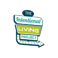logo design for intentional living podcast