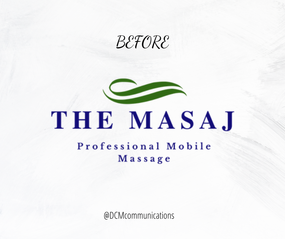 the before picture of massage logo
