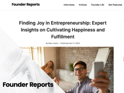 Founder Reports | Joy in Entrepreneurship | Quote