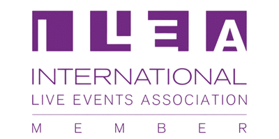 international live events association member logo in purple